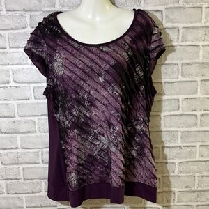 Ricki's Purple Textured Blouse